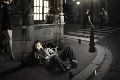 Soledad nocturna urbana de Christophe Kiciak