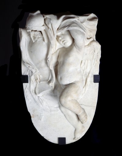 Cartucho (escultura de mármol) de Christophe Veyrier