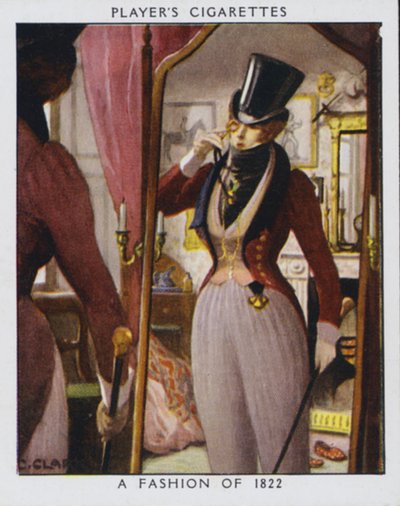 Una moda de 1822 de Christopher (after) Clark