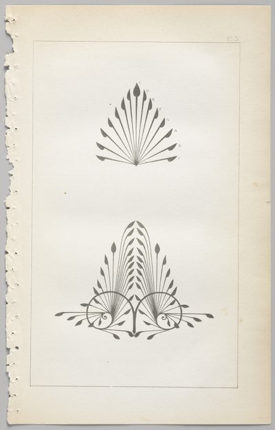 El arte del diseño decorativo: con un apéndice, dando las horas del día en que las flores se abren, publicado por Day & Son, Londres, 1862 de Christopher Dresser