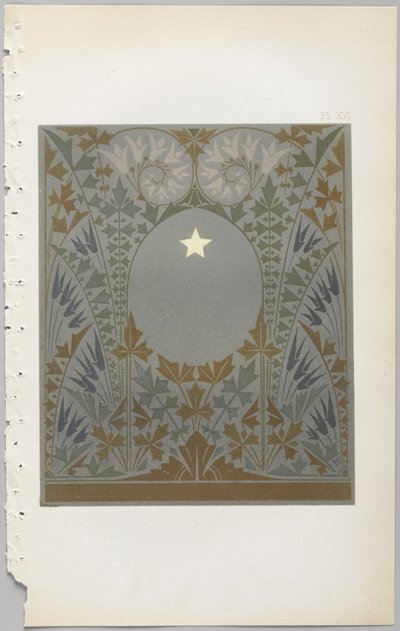 El arte del diseño decorativo: con un apéndice, dando las horas del día en que las flores se abren, publicado por Day & Son, Londres, 1862 de Christopher Dresser