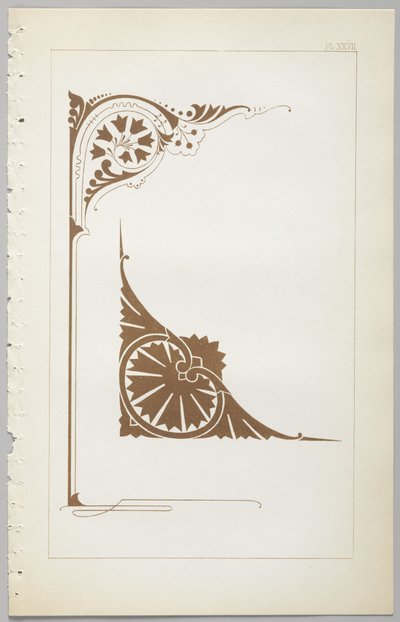 El arte del diseño decorativo: con un apéndice, dando las horas del día en que las flores se abren, publicado por Day & Son, Londres, 1862 de Christopher Dresser