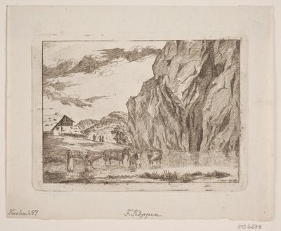 Paisaje montañoso de Christopher Friederich Köppen
