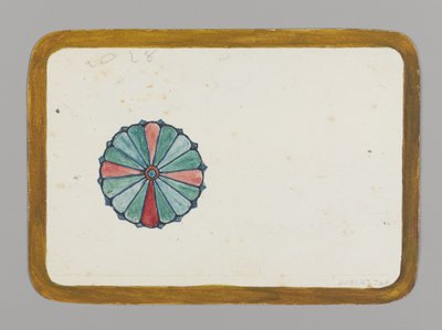 Crisantemo estilizado (verso), c.1880 de Christopher Grant La Farge