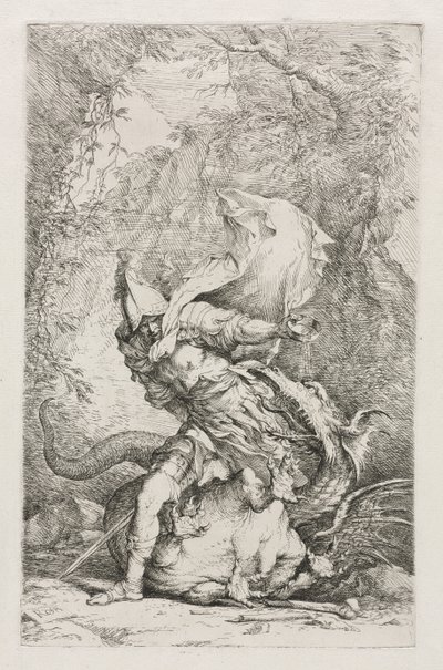 Jason and the Dragon de Christopher Richard Wynne Nevinson