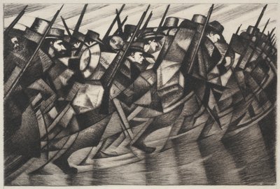 Returning to the Trenches de Christopher Richard Wynne Nevinson