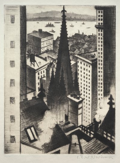 Temple of New York de Christopher Richard Wynne Nevinson