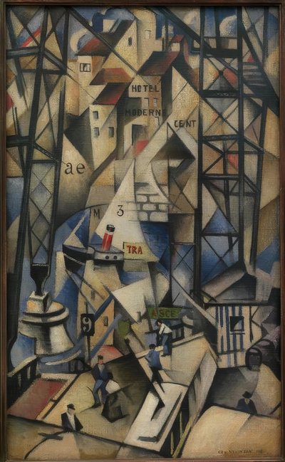 El viejo puerto de Christopher Richard Wynne Nevinson
