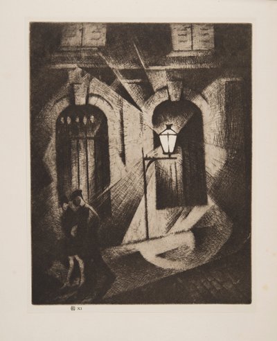 Noche siniestra en París de Christopher Richard Wynne Nevinson