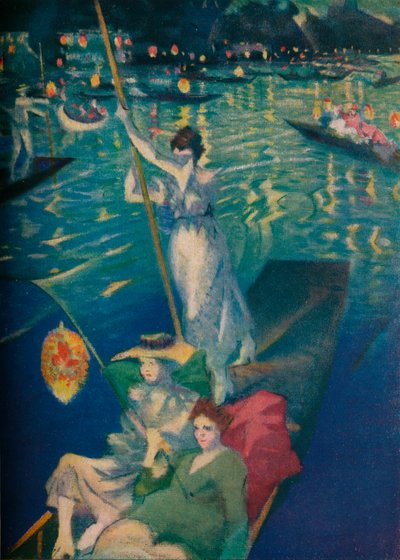 Regata en el Támesis, c. 1919 de Christopher Richard Wynne Nevinson