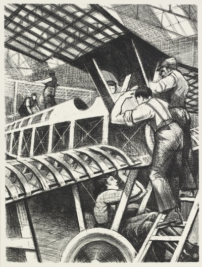 Ensamblando partes, 1917 de Christopher Richard Wynne Nevinson