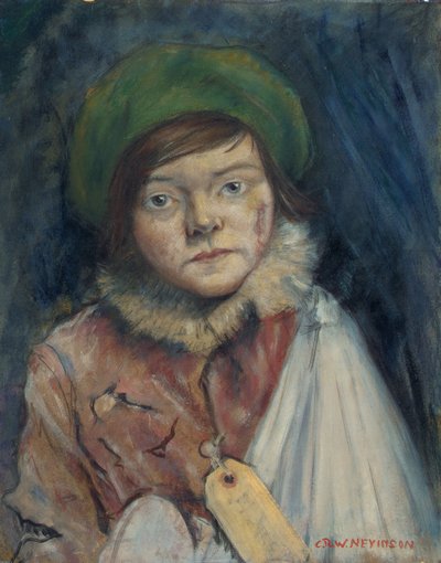 Niño de Camden Town, o Estoico Cockney, 1940 de Christopher Richard Wynne Nevinson
