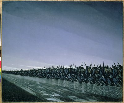 Columna en marcha, 1915 de Christopher Richard Wynne Nevinson