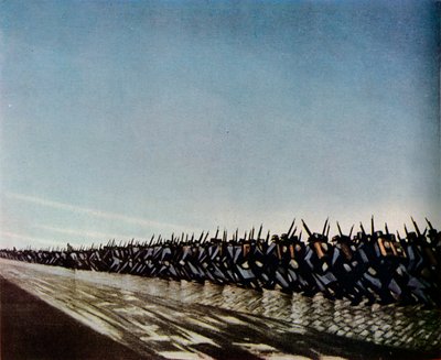 Columna en marcha, 1915. 1943. de Christopher Richard Wynne Nevinson