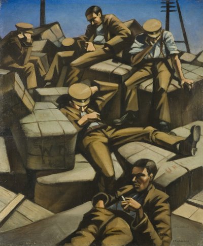 Cansado como un Perro de Christopher Richard Wynne Nevinson