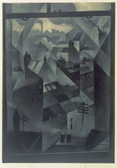 Desde una ventana de oficina, 1918 de Christopher Richard Wynne Nevinson