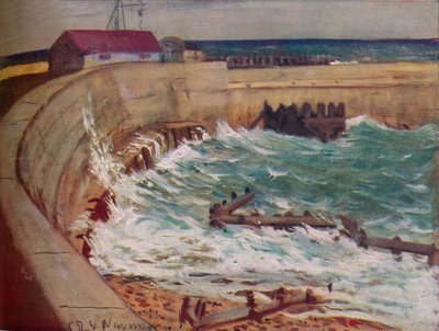 Marea alta, West Bay, c1930 de Christopher Richard Wynne Nevinson