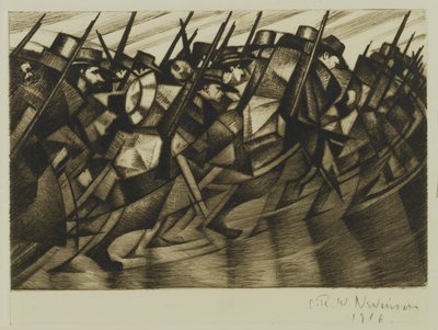 Regresando a las trincheras, 1916 de Christopher Richard Wynne Nevinson