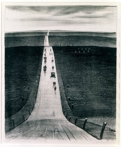 El Camino de Arras a Bapaume, 1918 de Christopher Richard Wynne Nevinson