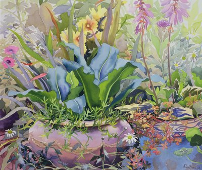 Jardín con Plantas, 2000 de Christopher Ryland