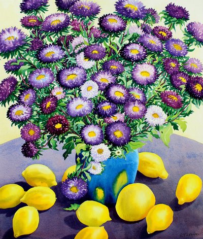 Ásteres Púrpuras y Limones de Christopher Ryland