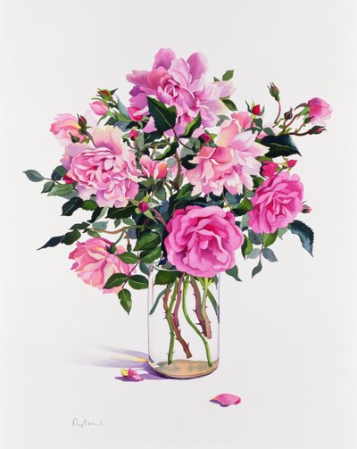 Rosas en un Tarro de Vidrio de Christopher Ryland