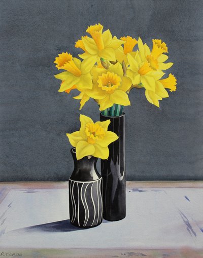 Naturaleza muerta con narcisos de Christopher Ryland