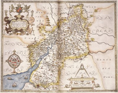 Gloucester(shire), 1579 de Christopher Saxton