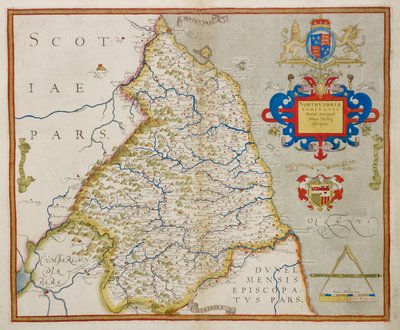 Mapa de Northumbria, de 