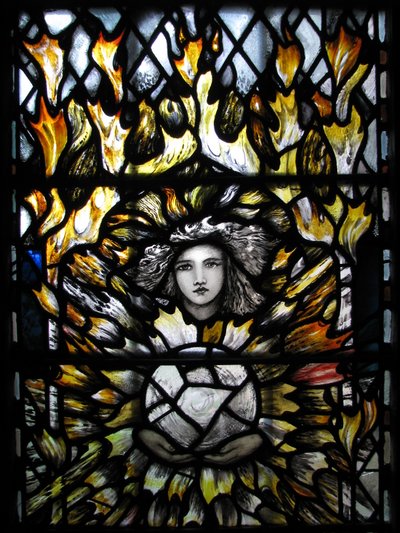 Arcángel San Uriel, Catedral de Canterbury de Christopher Whall