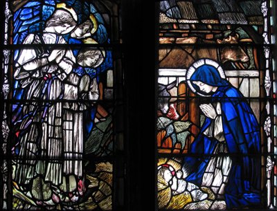 La Natividad, Catedral de Canterbury de Christopher Whall