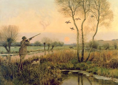 Caza de patos de Christopher William Strange