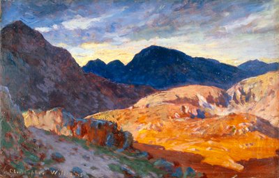 Atardecer en las colinas galesas de Christopher Williams