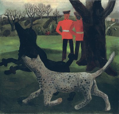 Perros jugando de Christopher Wood