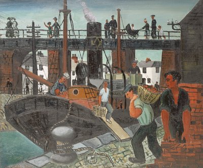 Carga de los barcos, St. Ives de Christopher Wood