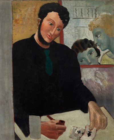Hombre con Cartas de Christopher Wood