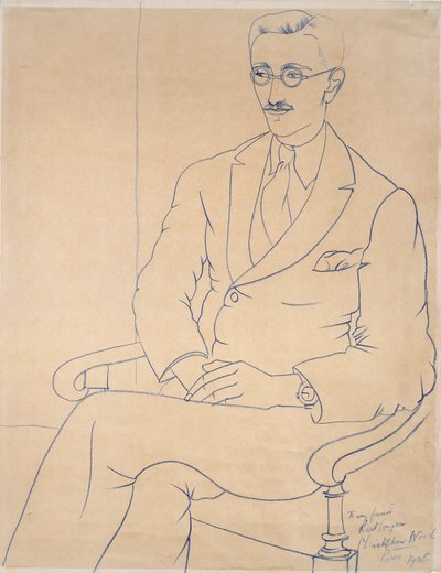 Retrato de Gerald Reitlinger, 1926 de Christopher Wood