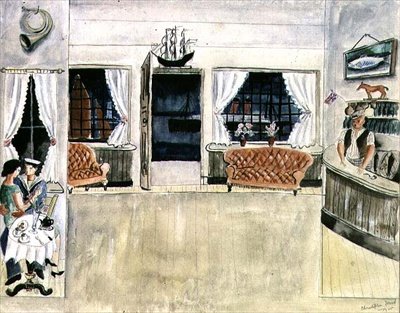 El bar del Ship Inn, St. Ives de Christopher Wood