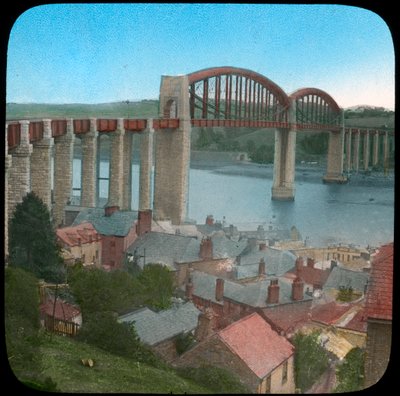 Puente Royal Albert, Saltash, Cornualles, finales del siglo XIX o principios del XX de Church Army Lantern Department