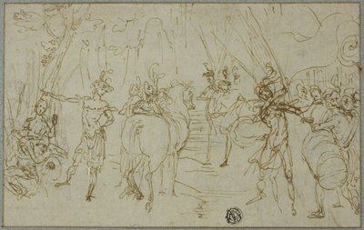 Escena con soldados de Cigoli