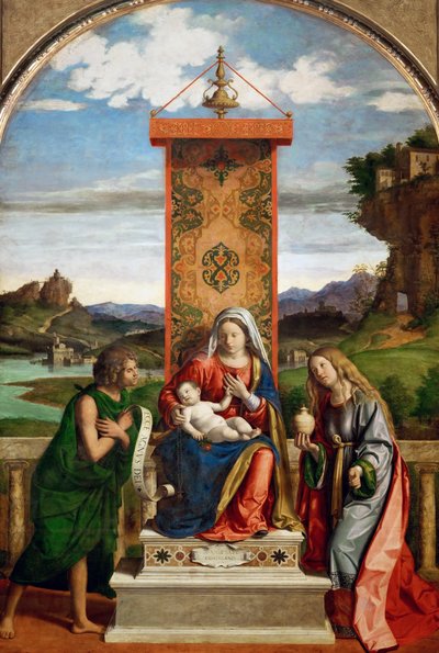 La Virgen y el Niño con San Juan Bautista y María Magdalena de Cima da Conegliano
