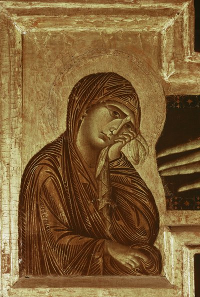 Crucifijo: (detalle) de la Virgen de Cimabue