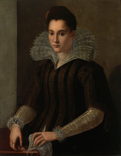 Sueco: Porträtt av dam Retrato de una dama de Circle of Alessandro Allori