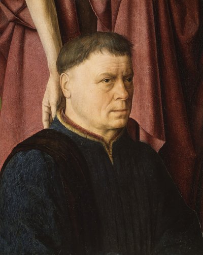 Un Donante Presentado por un Santo, ca. 1460-65 de Circle of Dieric Bouts