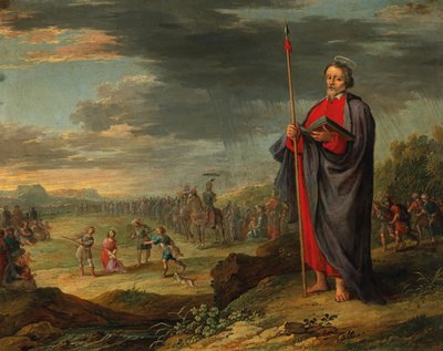 Frans Francken II (círculo) Evangelista y burlón de Cristo de Circle of Frans Francken the Younger