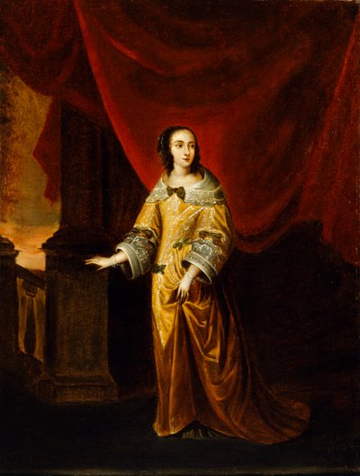 Retrato de una dama, siglo XVII de Circle of Hieronymus Janssens