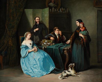 Danhauser (alrededores) En el Monte de Piedad de Circle of Josef Danhauser