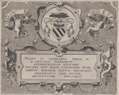 Dedicación de Circle of Lucas van Doetechum and Johannes