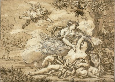 Diana y Endymion de Ciro Ferri