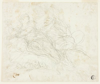 Ninfa y sátiro de Ciro Ferri